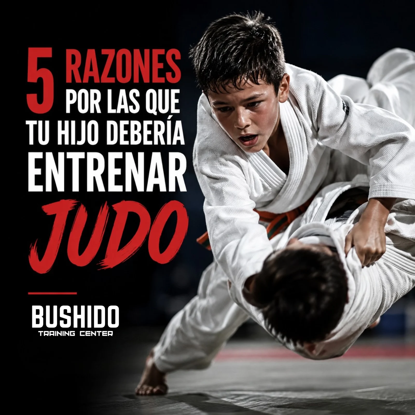 Publicación oficial de Bushido sobre las clases de Judo para niños y jóvenes